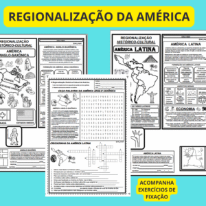 Atividade interativa, para conhecer a regionalização da América